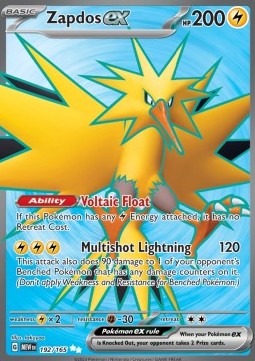 Zapdos ex (MEW 192) - EN