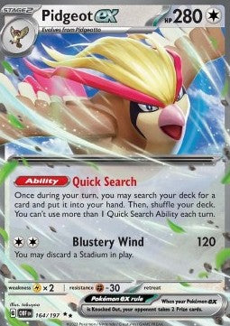 Pidgeot ex (OBF 164) - DE